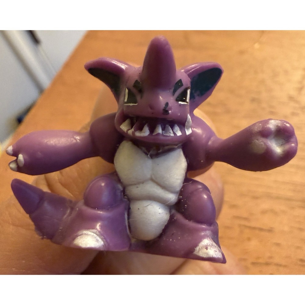 Vintage Pokemon NIDOKING 1" Mini Figure Nintendo Toy Collectible